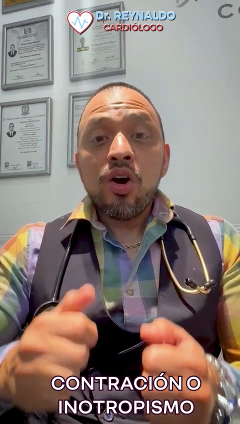 El Dr. Reynaldo Pérez Delgado explicando en video las cinco propiedades del corazón